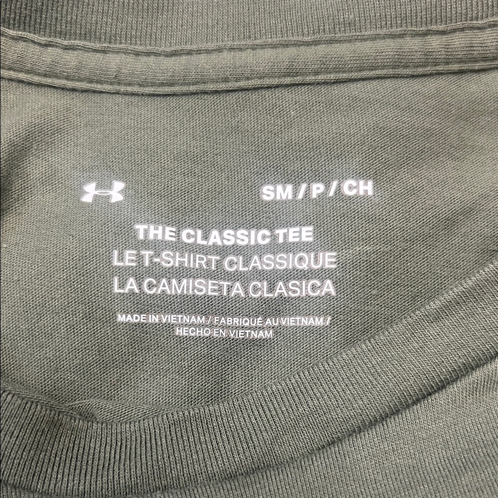 Under Armour Women’s Classic Freedom Flag Tee in Dark Green Size Small - Picture 3 of 10